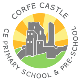 Corfe Castle CE Primary School and Pre-school logo
